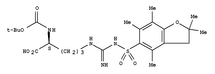 L-Ornithine,N5-[[[(2,3-dihydro-2,2,4,6,7-pentamethyl-5-benzofuranyl)sulfonyl]amino]iminomethyl]-N2-[(1,1-dimethylethoxy)carbonyl]-