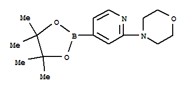 4-[4-(4,4,5,5-tetramethyl-1,3,2-dioxaborolan-2-yl)pyridin-2-yl]morpholine