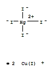 Mercurate(2-),tetraiodo-, copper(1+) (1:2), (T-4)-