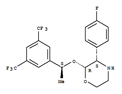 [2R-[2aR*),3a]-2-[1-[3,5-Bis(trifluoromethyl)phenyl]ethoxy]-3-(4-fluorophenyl)morpholine