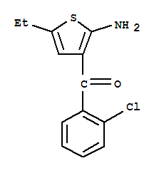 	2-氨基-3-(2-氯苯甲酰)-5-乙基噻吩
