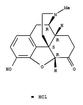 Morphinan-6-one,4,5-epoxy-3-hydroxy-17-methyl-, hydrochloride (1:1), (5a)-