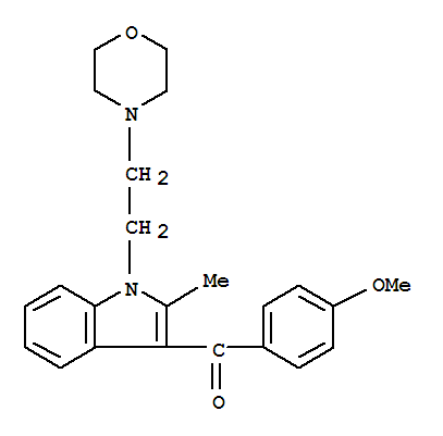 Methanone,(4-methoxyphenyl)[2-methyl-1-[2-(4-morpholinyl)ethyl]-1H-indol-3-yl]-