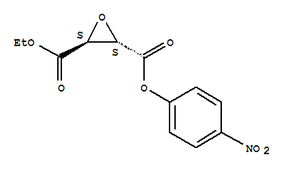 2,3-Oxiranedicarboxylicacid, ethyl 4-nitrophenyl ester, (2S,3S)- (9CI)