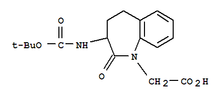 2-[3-[(2-methylpropan-2-yl)oxycarbonylamino]-2-oxo-4,5-dihydro-3H-1-benzazepin-1-yl]acetic acid