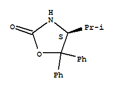 (4s)-(-)-4-isopropyl-5,5-diphenyl-2-oxazolidinone (4s)-(-)-异丙基-5,5-二苯基-2-恶唑烷酮
