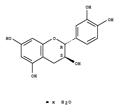 2H-1-Benzopyran-3,5,7-triol,2-(3,4-dihydroxyphenyl)-3,4-dihydro-, hydrate (1:?), (2R,3S)-