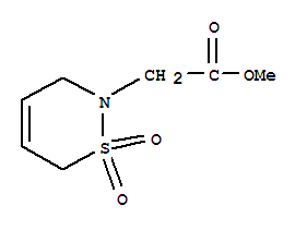 2H-1,2-Thiazine-2-aceticacid, 3,6-dihydro-, methyl ester, 1,1-dioxide