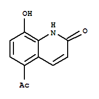 2(1H)-Quinolinone,5-acetyl-8-hydroxy-