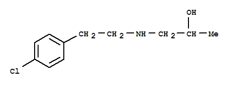 1-[2-(4-chlorophenyl)ethylamino]propan-2-ol