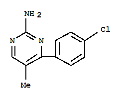 2-Pyrimidinamine,4-(4-chlorophenyl)-5-methyl-