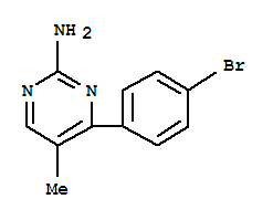 2-Pyrimidinamine,4-(4-bromophenyl)-5-methyl-