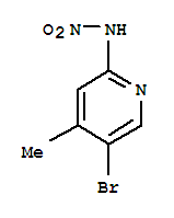 2-Pyridinamine,5-bromo-4-methyl-N-nitro-