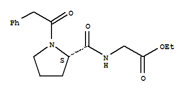 N-(1-(苯基乙酰基)-L-脯氨酰)甘氨酸乙酯