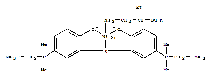 Nickel,(2-ethyl-1-hexanamine)[[2,2'-(thio-kS)bis[4-(1,1,3,3-tetramethylbutyl)phenolato-kO]](2-)]-(9CI)