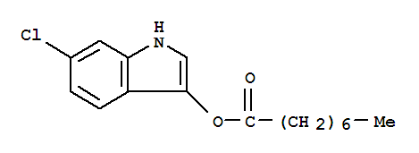 Octanoic acid,6-chloro-1H-indol-3-yl ester