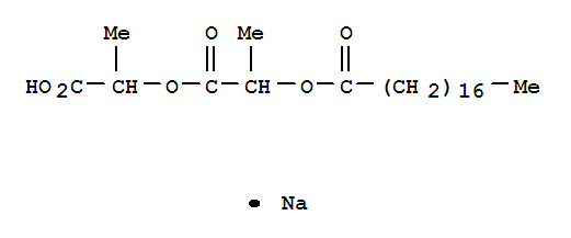 Octadecanoic acid,2-(1-carboxyethoxy)-1-methyl-2-oxoethyl ester, sodium salt (1:1)