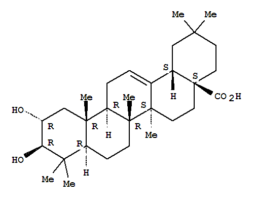 Olean-12-en-28-oicacid, 2,3-dihydroxy-, (2a,3b)-