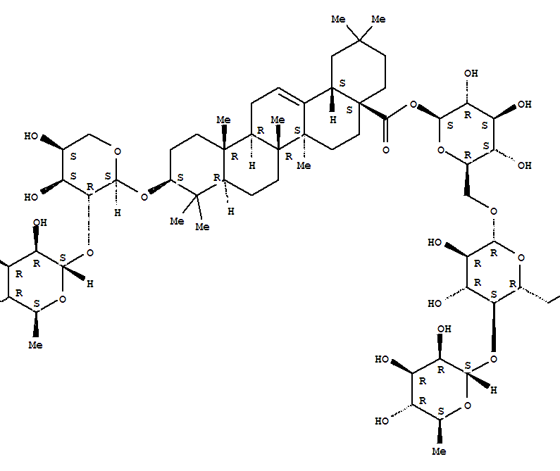 常春藤皂苷B，HPLC≥98%,36284-77-2