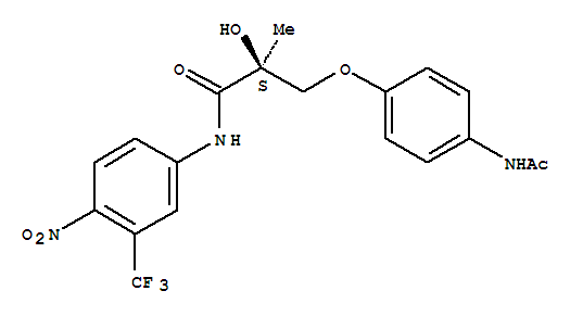 Propanamide,3-[4-(acetylamino)phenoxy]-2-hydroxy-2-methyl-N-[4-nitro-3-(trifluoromethyl)phenyl]-,(2S)-