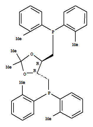 Phosphine,[(2,2-dimethyl-1,3-dioxolane-4,5-diyl)bis(methylene)]bis[bis(2-methylphenyl)-,(4R-trans)- (9CI)