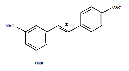 Phenol,4-[(1E)-2-(3,5-dimethoxyphenyl)ethenyl]-, 1-acetate