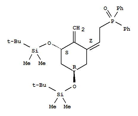 Phosphine oxide,[(2Z)-2-[(3S,5R)-3,5-bis[[(1,1-dimethylethyl)dimethylsilyl]oxy]-2-methylenecyclohexylidene]ethyl]diphenyl-