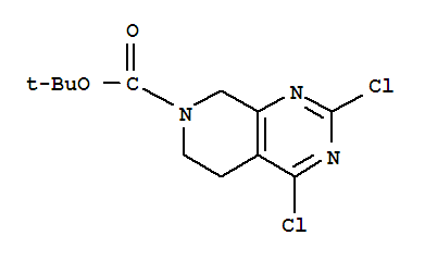 Pyrido[3,4-d]pyrimidine-7(6H)-carboxylic acid,2,4-dichloro-5,8-dihydro-, 1,1-dimethylethyl ester