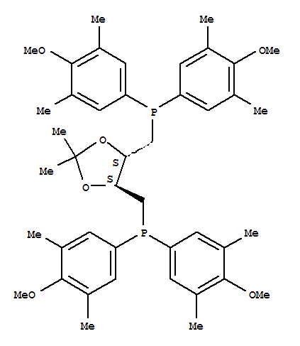 Phosphine,[[(4S,5S)-2,2-dimethyl-1,3-dioxolane-4,5-diyl]bis(methylene)]bis[bis(4-methoxy-3,5-dimethylphenyl)-(9CI)
