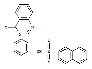 2-Naphthalenesulfonamide,N-[2-(4-oxo-4H-3,1-benzoxazin-2-yl)phenyl]-