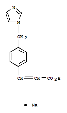 2-Propenoic acid,3-[4-(1H-imidazol-1-ylmethyl)phenyl]-, sodium salt (1:1)