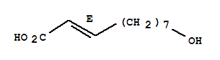 2-Decenoic acid,10-hydroxy-, (2E)-