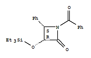 (3R,4S)-1-Benzoyl-4-phenyl-3-[(triethylsilyl)oxy]-2-azetidinone
