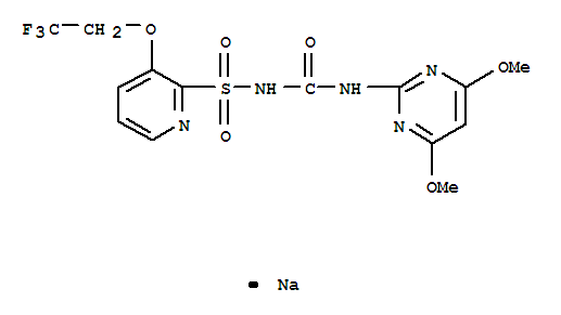 2-Pyridinesulfonamide,N-[[(4,6-dimethoxy-2-pyrimidinyl)amino]carbonyl]-3-(2,2,2-trifluoroethoxy)-,sodium salt (1:1)