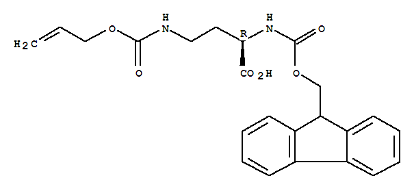 Butanoic acid,2-[[(9H-fluoren-9-ylmethoxy)carbonyl]amino]-4-[[(2-propen-1-yloxy)carbonyl]amino]-,(2R)-