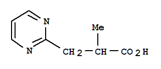2-Pyrimidinepropanoicacid, a-methyl-