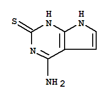 2H-Pyrrolo[2,3-d]pyrimidine-2-thione,4-amino-1,3-dihydro-
