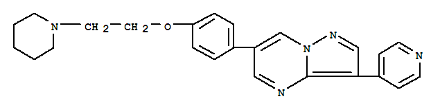 6-[4-(2-piperidin-1-ylethoxy)phenyl]-3-pyridin-4-ylpyrazolo[1,5-a]pyrimidine