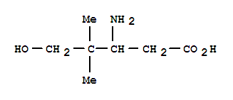 Pentanoicacid,3-amino-5-hydroxy-4,4-dimethyl-