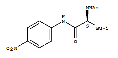 (2S)-2-acetamido-4-methyl-N-(4-nitrophenyl)pentanamide
