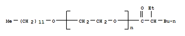 Poly(oxy-1,2-ethanediyl),a-(2-ethyl-1-oxohexyl)-w-(dodecyloxy)- (9CI)