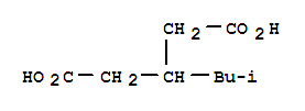 Pentanedioic acid, 3-(2-methylpropyl)-  