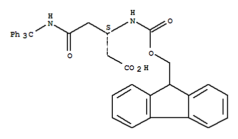 Pentanoic acid,3-[[(9H-fluoren-9-ylmethoxy)carbonyl]amino]-5-oxo-5-[(triphenylmethyl)amino]-,(3S)-