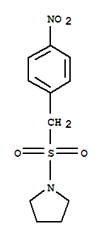 Pyrrolidine,1-[[(4-nitrophenyl)methyl]sulfonyl]-