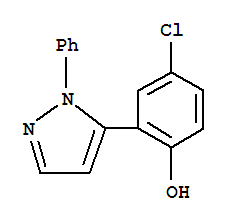 Phenol,4-chloro-2-(1-phenyl-1H-pyrazol-5-yl)-