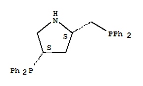 Pyrrolidine,4-(diphenylphosphino)-2-[(diphenylphosphino)methyl]-, (2S,4S)-