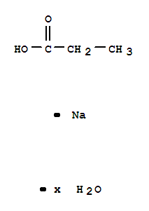 Propanoic acid, sodiumsalt, hydrate (9CI)