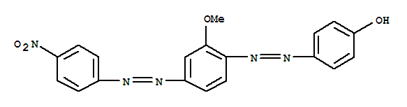 Phenol,4-[2-[2-methoxy-4-[2-(4-nitrophenyl)diazenyl]phenyl]diazenyl]-
