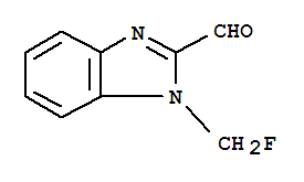 1-(fluoromethyl)benzimidazole-2-carbaldehyde