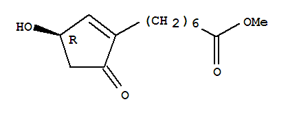 METHYL (R)-(+)-3-HYDROXY-5-OXO-1-CYCLOPENTENE-1-HEPTANOATE